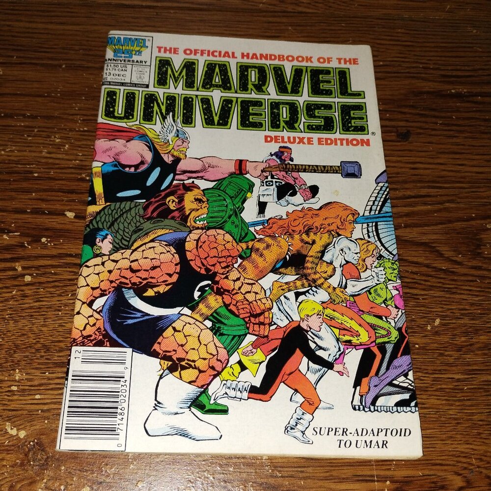 Official Handbook of Marvel Universe Deluxe #13 Super Adaptoid to Umar